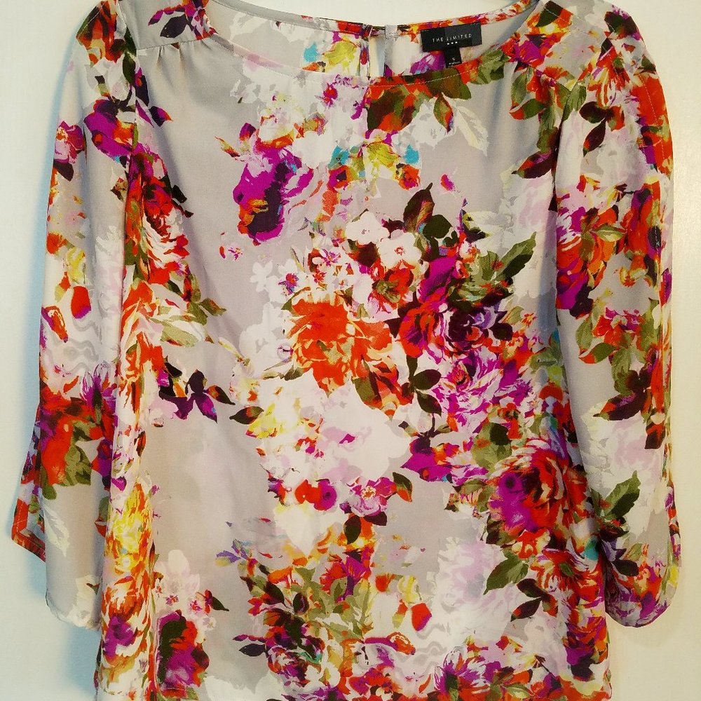 The Limited Floral Flowy Blouse Size Small